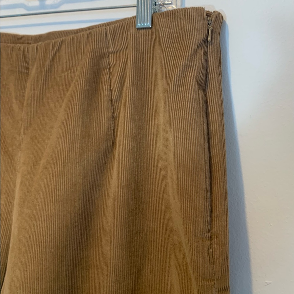 Vintage Eddie Bauer Bremerton Fit Tapered Brown Corduroy Pants 16 - Picture 3 of 9